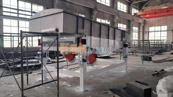 1800*4500mm 3 ডেক স্টেইনলেস স্টীল রৈখিক কম্পন পর্দা ভেষজ জন্য