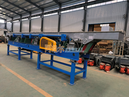 600mm*8000mm স্টেইনলেস স্টীল পাতা স্প্রিং লবণ পরিবহন জন্য এক্সন্ট্রিক কম্পন কনভেয়র