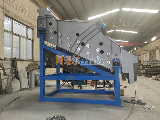 1200*3600mm ফুড গ্রেড স্টেইনলেস স্টীল হোয়াইট গ্রানুলেটেড চিনির জন্য উচ্চ ফ্রিকোয়েন্সি কম্পনকারী স্ক্রিন