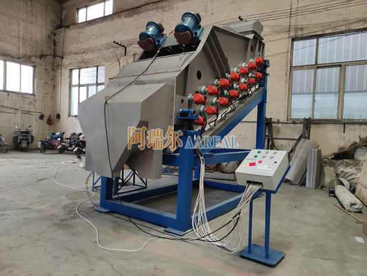 1200*3600mm ফুড গ্রেড স্টেইনলেস স্টীল হোয়াইট গ্রানুলেটেড চিনির জন্য উচ্চ ফ্রিকোয়েন্সি কম্পনকারী স্ক্রিন
