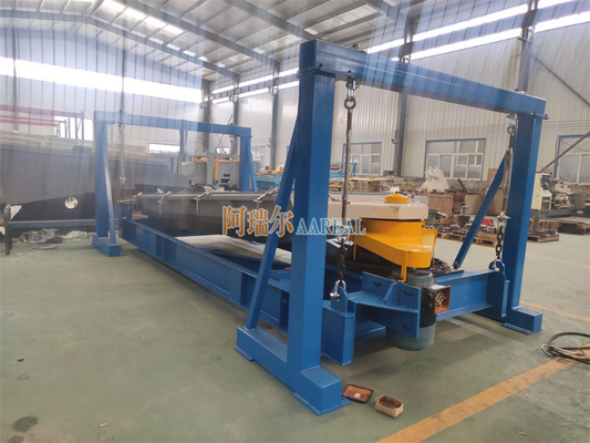 উচ্চ দক্ষতা বড় ক্ষমতা 1800 * 3600mm UHMWPE পাউডার বিভাজন জন্য ঘূর্ণনশীল স্ক্রিন মেশিন