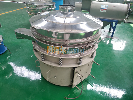 স্টেইনলেস স্টীল উচ্চ দক্ষতা বড় ক্ষমতা 1800 RPM ধাতু পাউডার জন্য ঘূর্ণনশীল কম্পনীয় Sieve