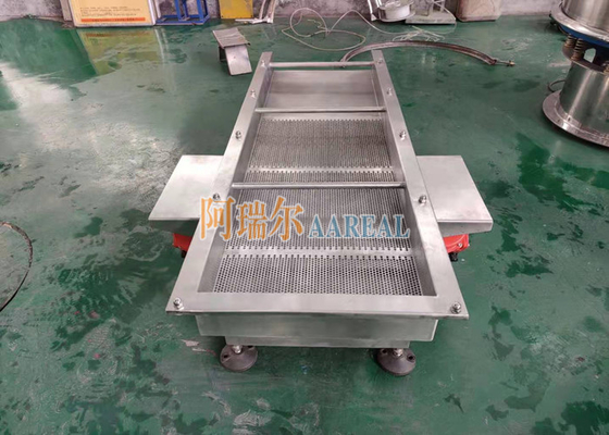 SUS 316L ফুড গ্রেড রাইটানগুলার লিনিয়ার ভিব্রেশন স্ক্রিন বিভাজক
