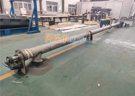 China Manufacturer Industrial Horizontal Tubular Screw Conveyor for Bulk Materials. চীন প্রস্তুতকারক ইন্ডাস্ট্রিয়াল হোরিজোন্টাল টিউবুলার স্ক্রু কনভেয়র
