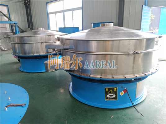 Large Capacity 2000mm Single Deck Stainless Steel 304 Rotary Vibrating Screen For PVC Powder Impurities Improval