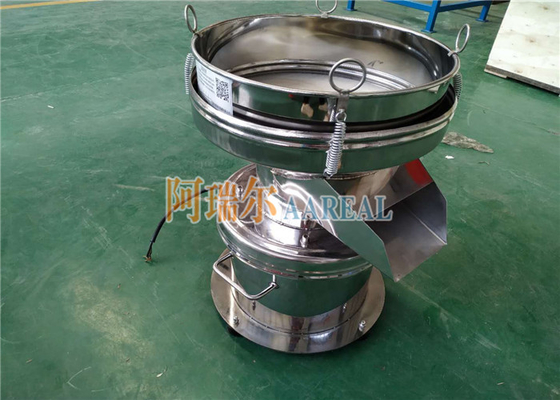 স্টেইনলেস স্টীল 304 গোলমালহীন 450mm ছোট আকারের ঘূর্ণনশীল কম্পনশীল ফিল্টার সিট সয়াবিন দুধের জন্য